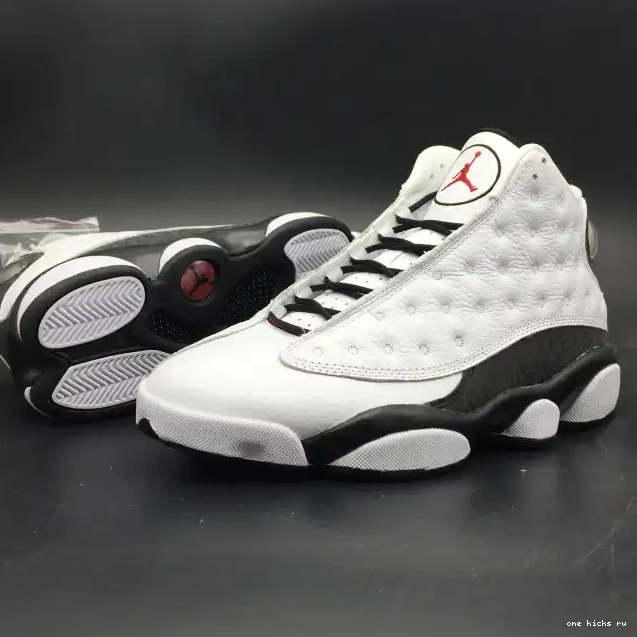 Onekick AIR "LOVE RESPECT" JORDAN 888164-112 SNGL RETRO 13 black DAY  mens AND white 0507
